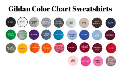 Gildan Sweatshirt 3D Puffy Letters