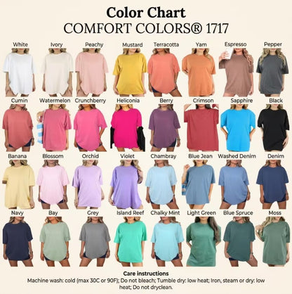 Mother's Day Comfort Color Short Sleeve T-shirts