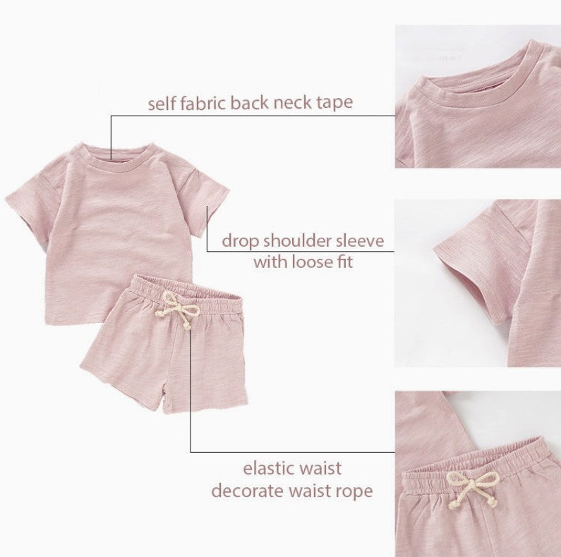 Infant & Toddler Organic Short Sets