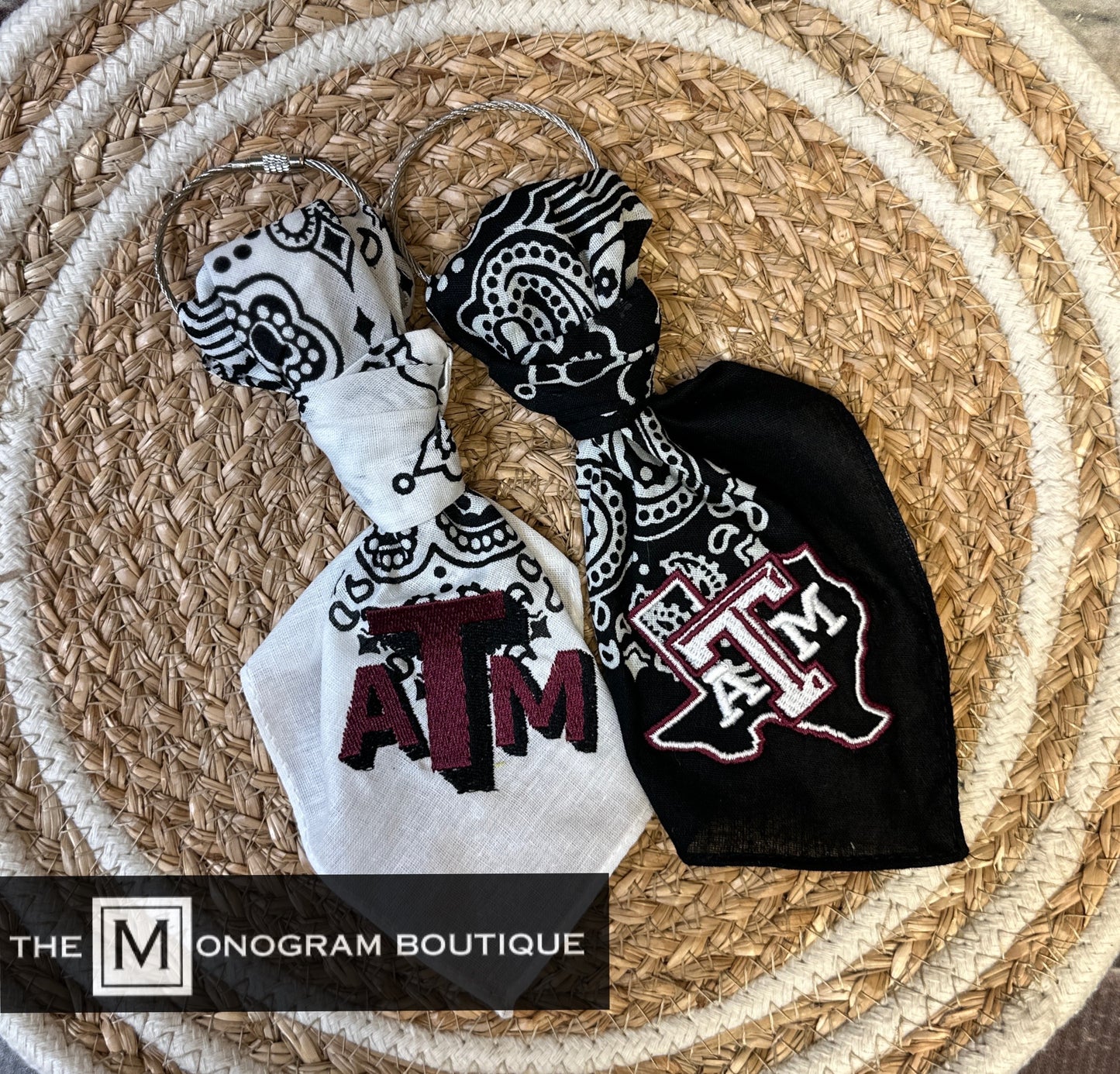 Bandana Bag Charm Keychains