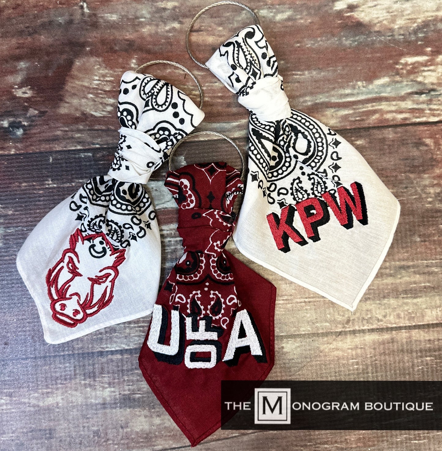 Bandana Bag Charm Keychains