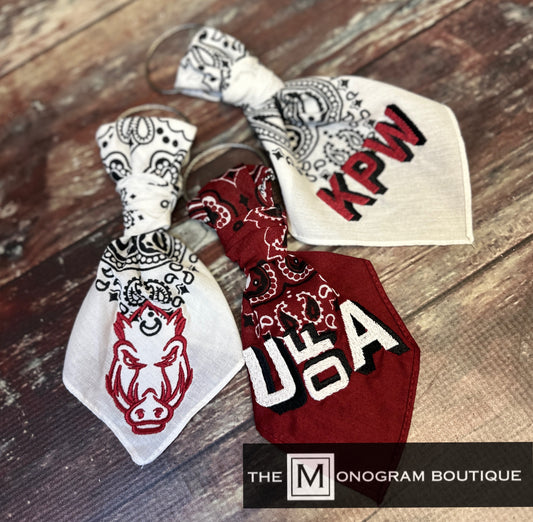 Bandana Bag Charm Keychains