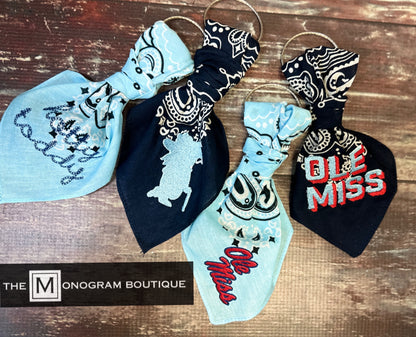 Bandana Bag Charm Keychains