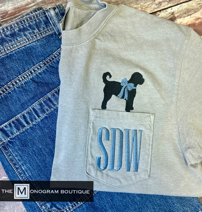 Comfort Color Pocket Tshirt - Dog Day