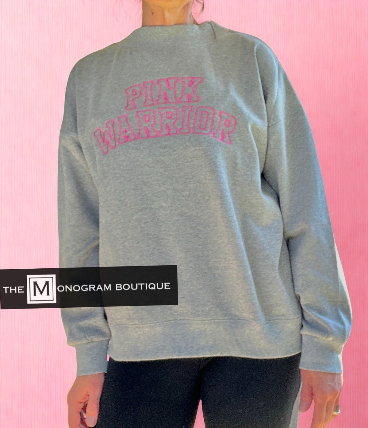Pink Warriors Walk 2026 Charles River Ladies Mock Neck Sweatshirt