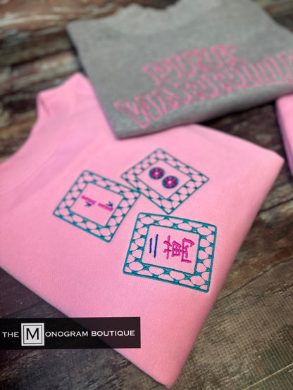 Pink Warriors Walk 2026 Charles River Ladies Mock Neck Sweatshirt