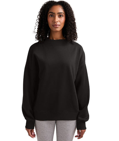 Charles River Ladies Mock Neck Sweatshirt
