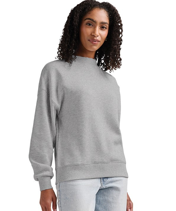 Charles River Ladies Mock Neck Sweatshirt