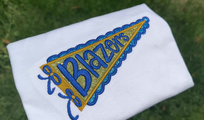 Pennant Glitter Boutique Shirts