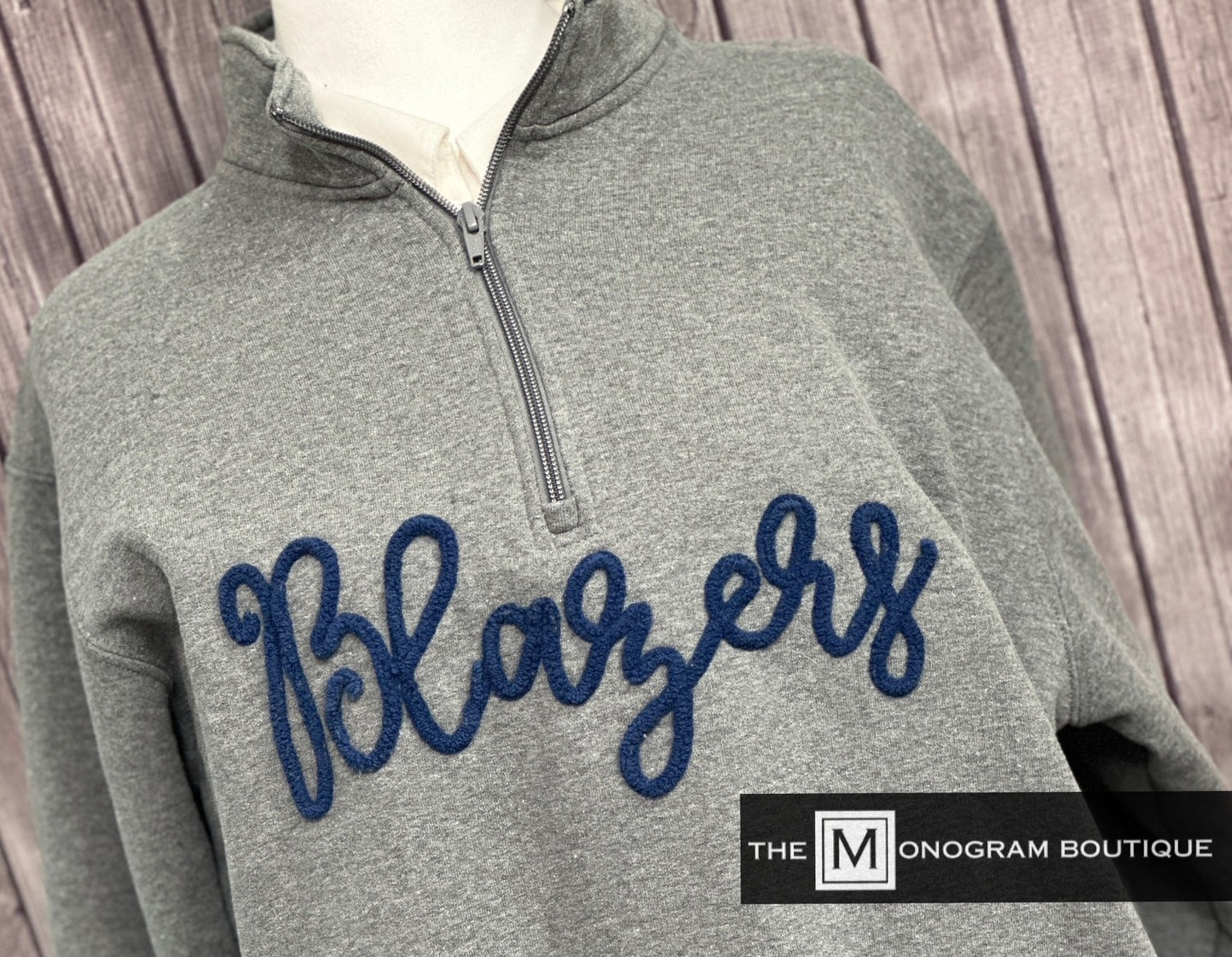 Quarter Zip Yarn Sweatshirts Youth