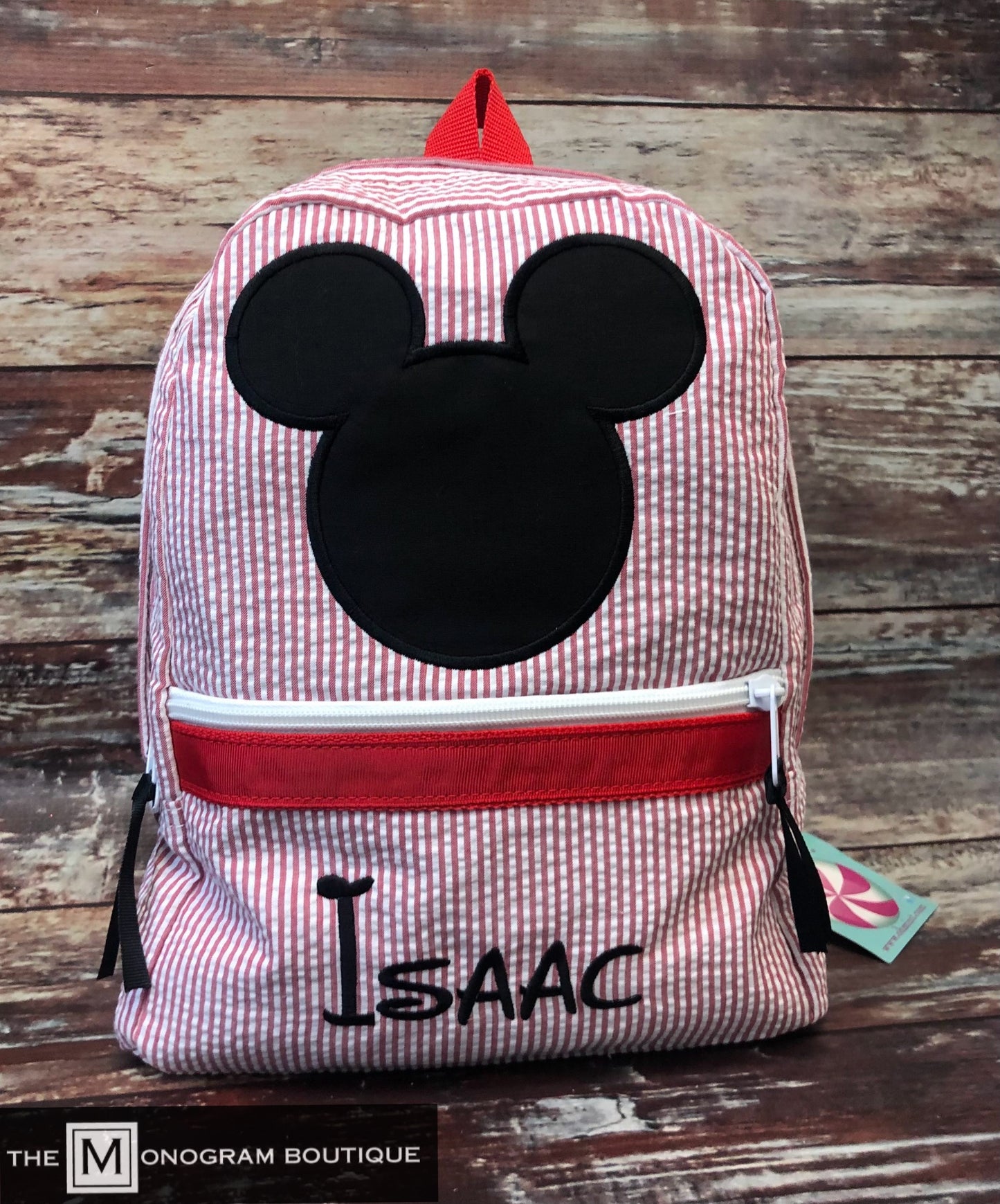 Seersucker Toddler Backpack