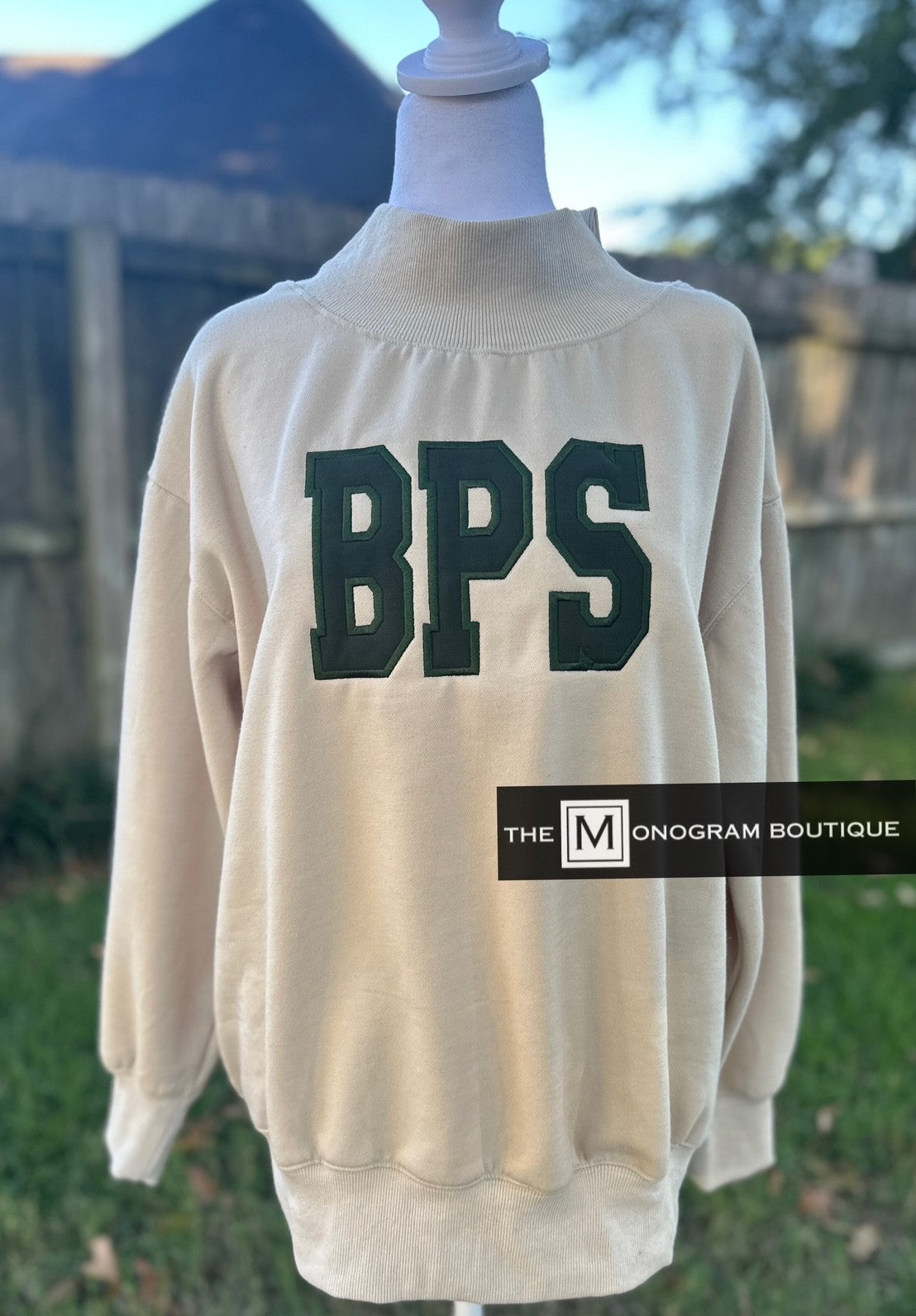 High Neck Fleece Oversized Sweatshirt
