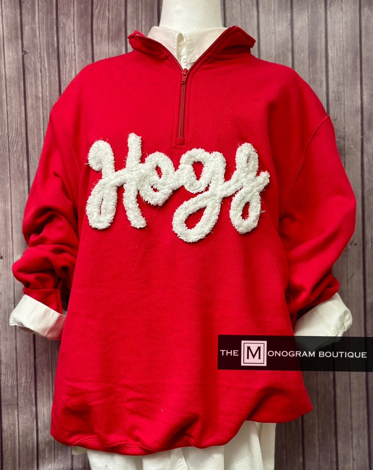Quarter Zip Yarn Sweatshirts Youth