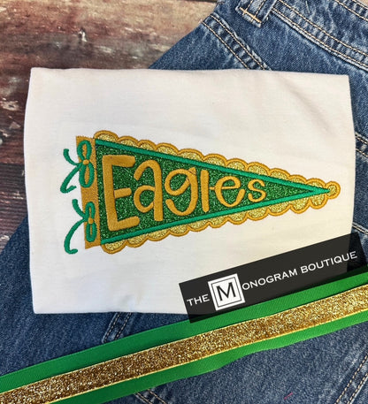 Pennant Glitter Boutique Shirts