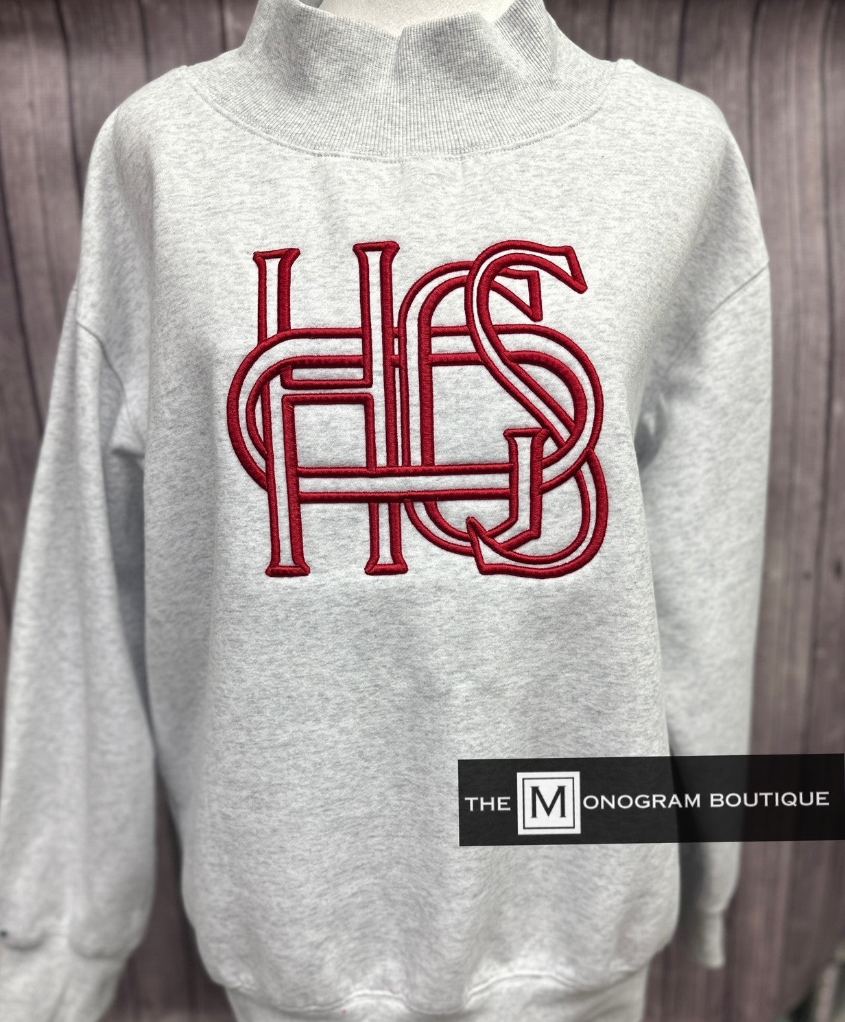 High Neck Fleece Oversized Sweatshirt