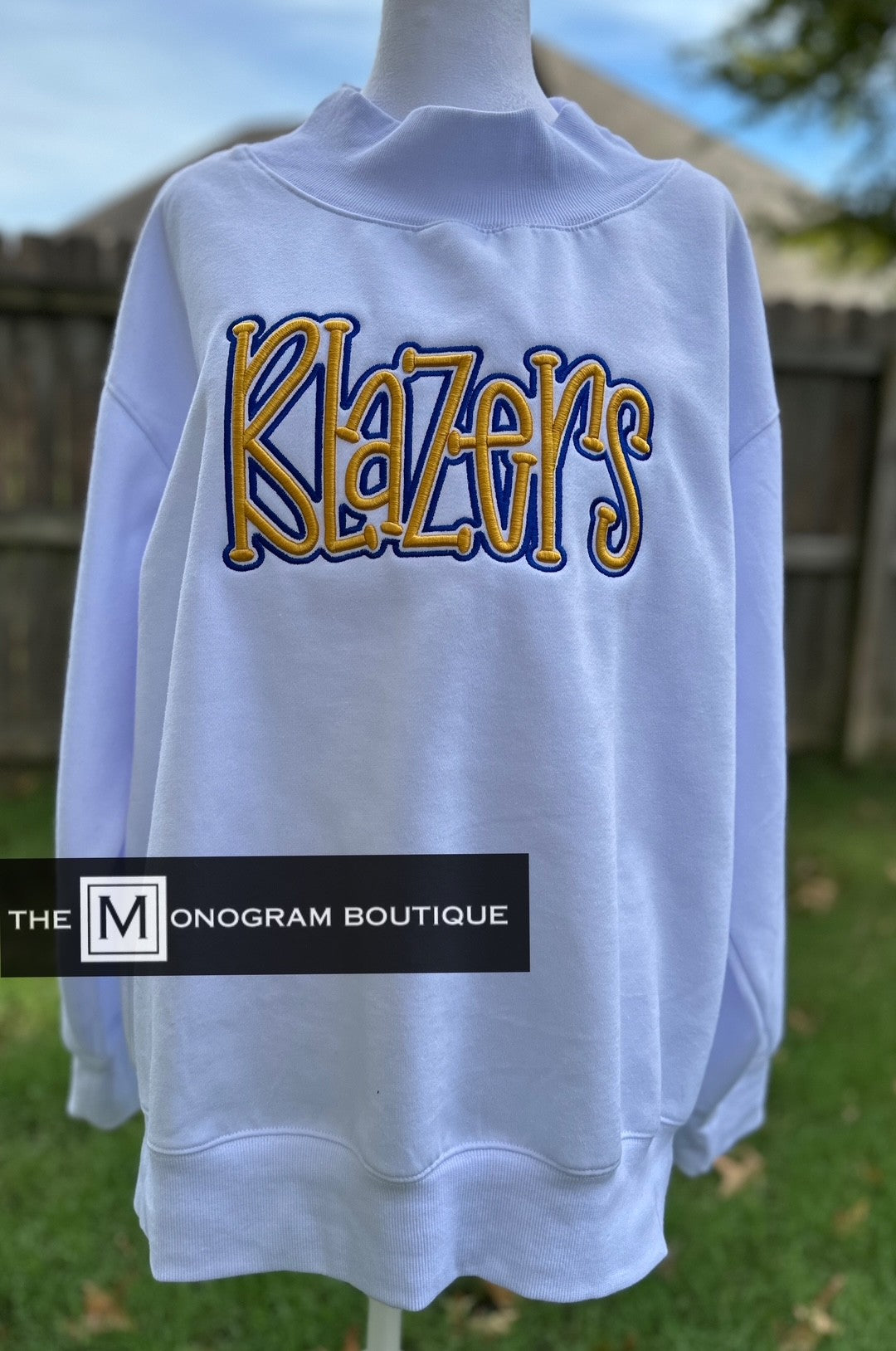 High Neck Fleece Oversized Sweatshirt